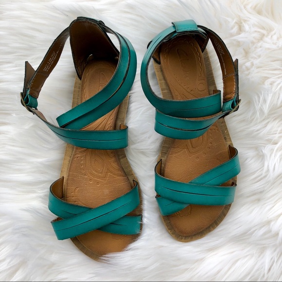 Clarks Shoes - Clarks Billie Jazz Sandal in Teal